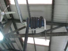 Overhead exhaust fume extraction system