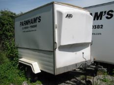 AJC trailers 8 x5 twin axle box trailer
