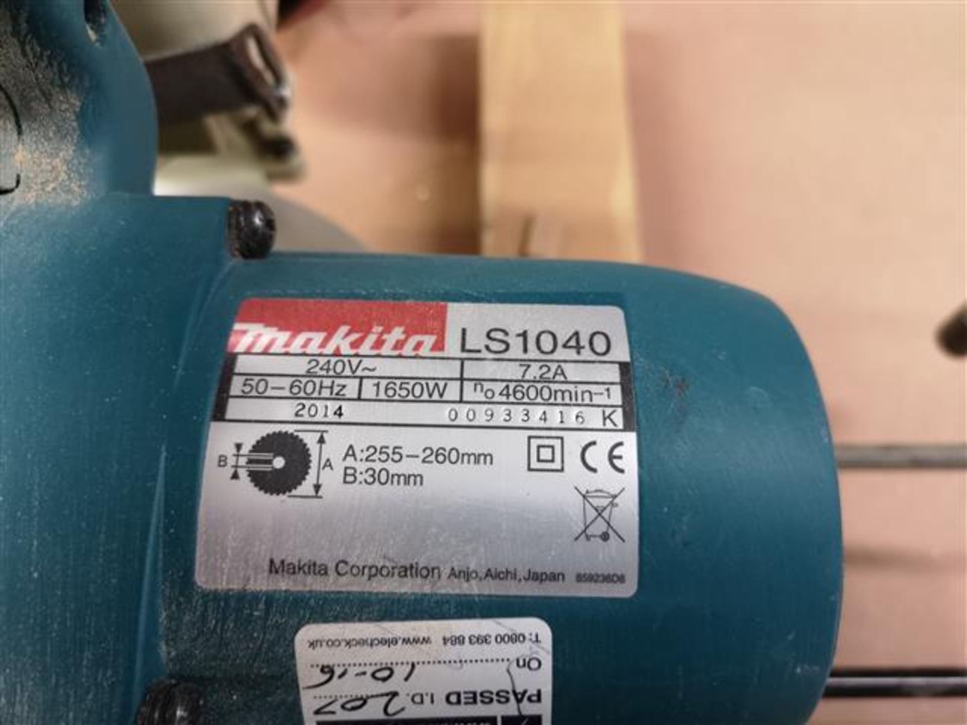 Makita LS1040 260mm Mitre Saw - Image 4 of 4