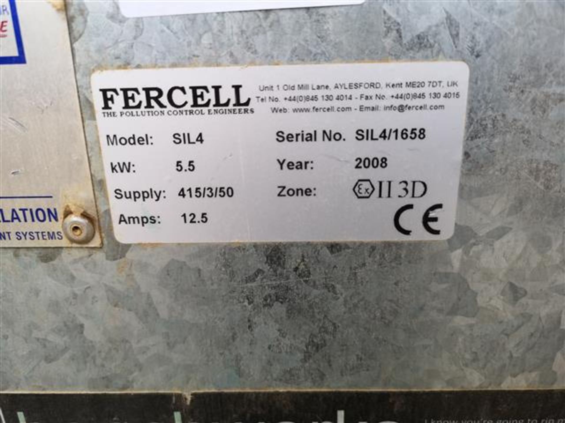 Fercell SIL 4 Four Bag Extractor (2008) - Image 4 of 4