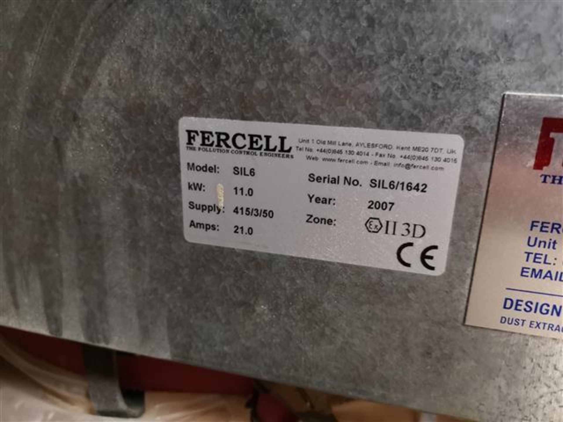 Fercell SIL 6 Six Bag Extractor (2007) - Image 3 of 5