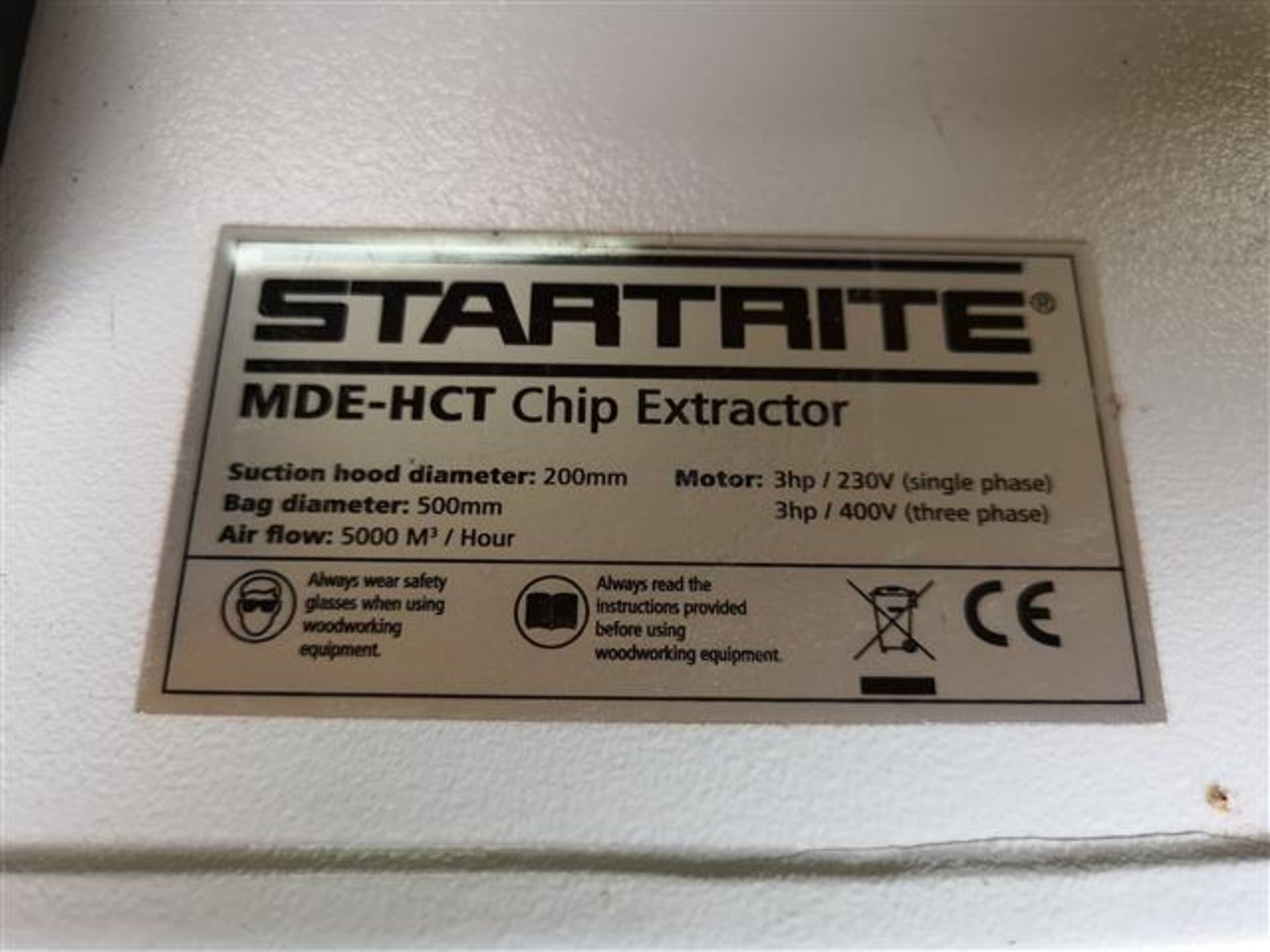 Startrite MDE-HCT Two Bag Extractor - Image 3 of 4