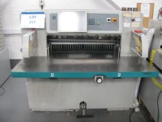 Perfecta type 92 HTVC programmable guillotine