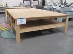 (4) Timber framed layout tables