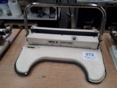 James Burn International punch/binding machine