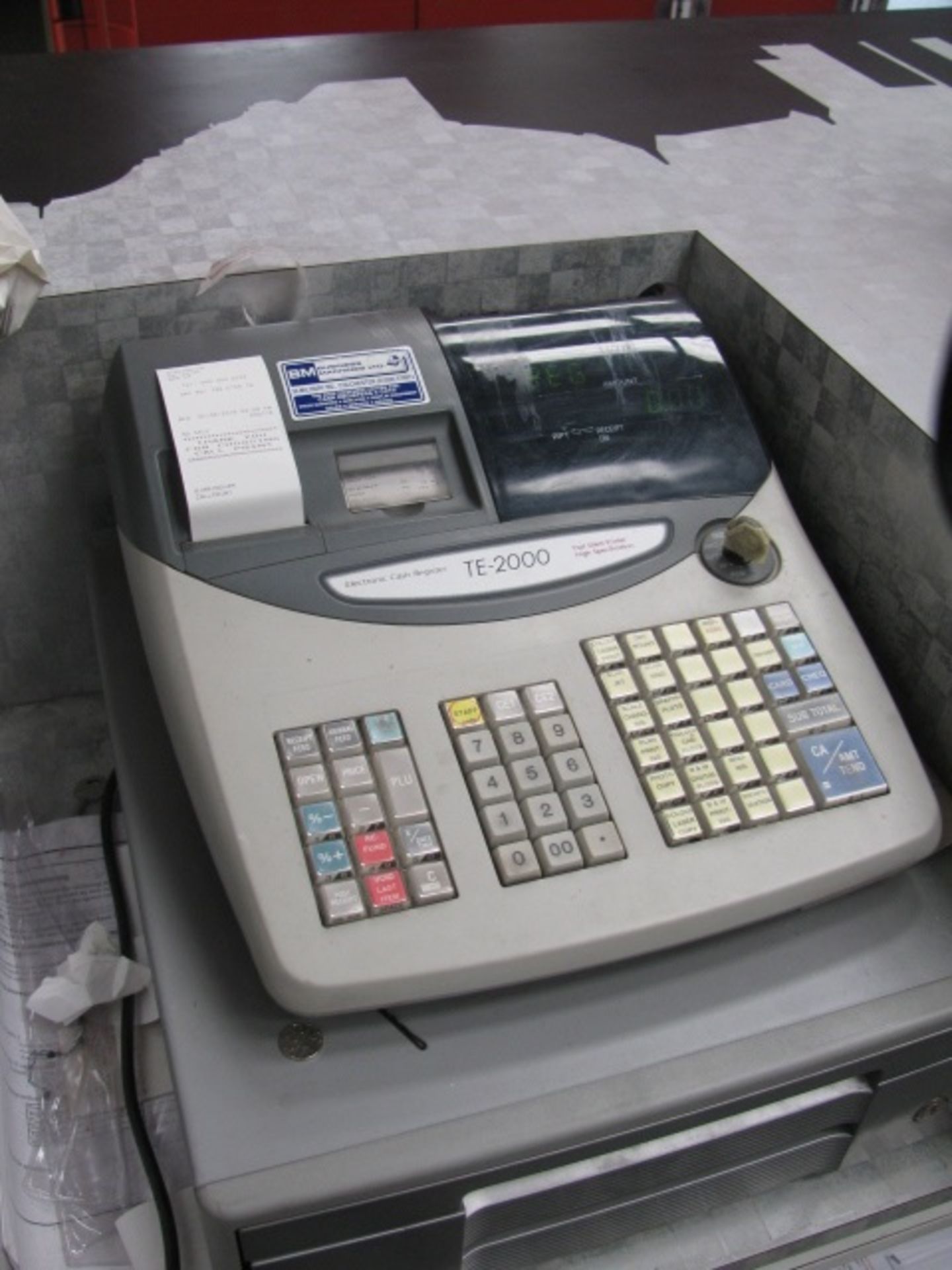 Casio TE2000 electronic cash register