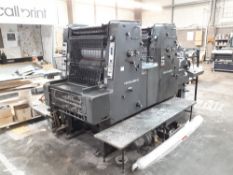 Heidelberg type MOZP 48x65cm 2-colour offset litho press