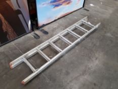 14-rung extendable ladder