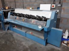 Sheridan Saddle stitching line comprising of: