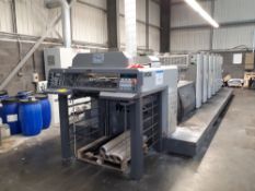 Ryobi model 755 5-colour and single unit coating offset litho press