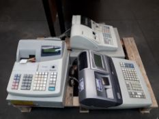 (3) Electronic cash registers comprising of: