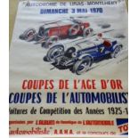 Motorsport related posters.