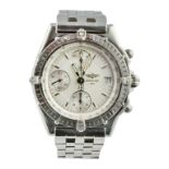 Breitling Chronomat Stainless Steel Chronograph on Pilot Bracelet