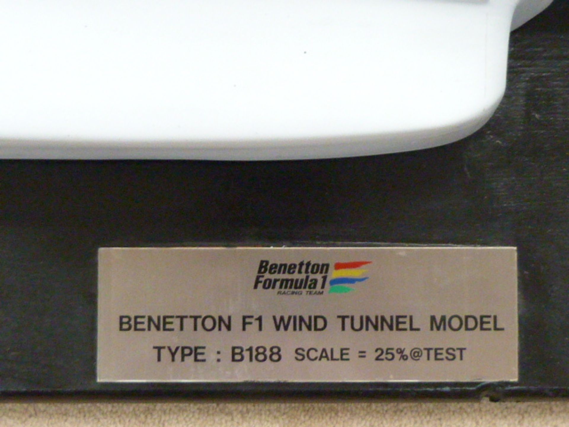 Benetton F1 wind tunnel model. - Image 3 of 3