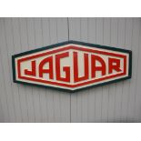 Jaguar wall sign.