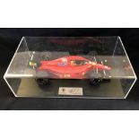 1/12 scale Ferrari 641 cased scale model.