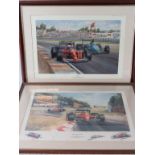 Alan Fearnley signed limited edition 'Ferrari 100'