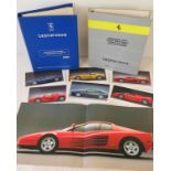 A quantity of Ferrari Testarossa literature
