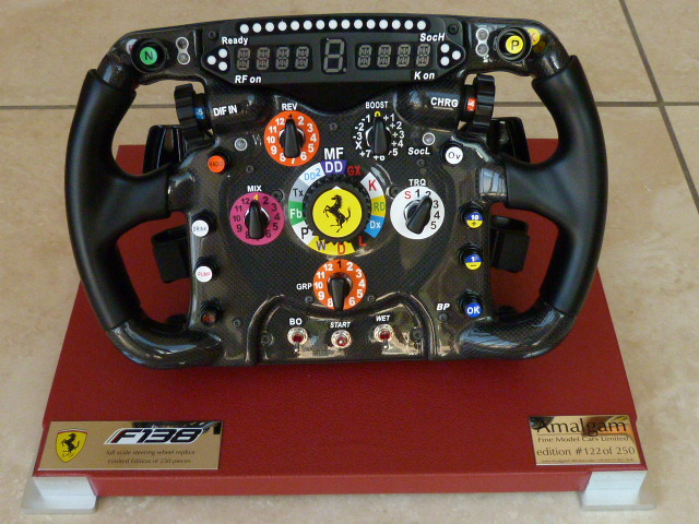 Ferrari F138 Amalgam replica steering wheel. - Image 2 of 2