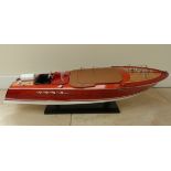 Riva Aquarama Zoom scale model boat.