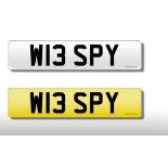 Registration Mark. W13 SPY