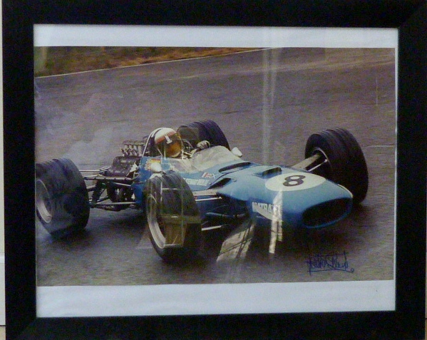 Sir Jackie Stewart- Matra Ford photograph.