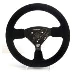 Racing steering wheel signed by Nigel Mansell CBE.