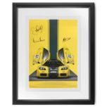 Mclaren "Harrods" F1 GTR poster.