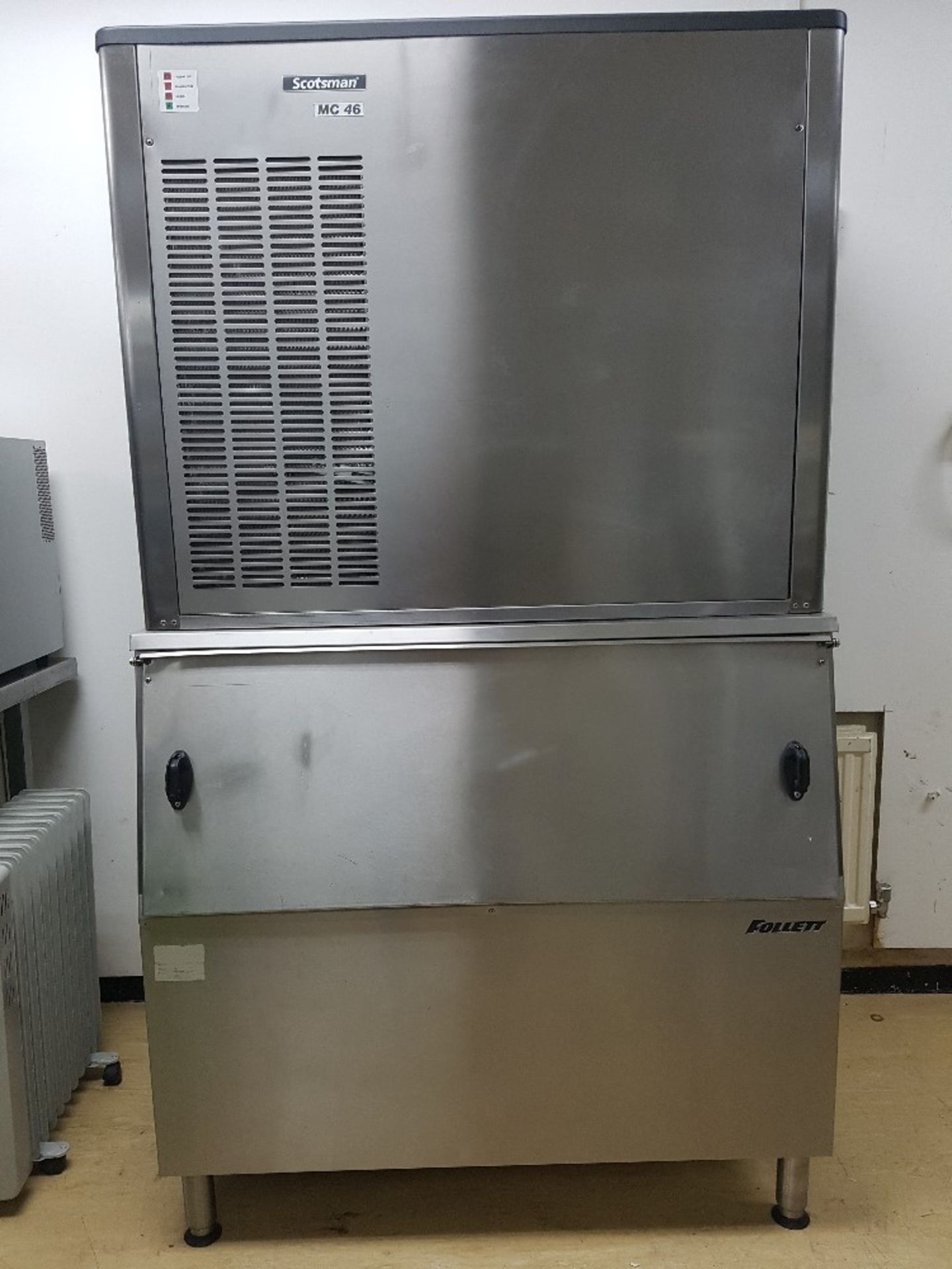 Scotsman MC46 Ice Maker with Storage Bin – Excellent Condition 295kg production per 24 hours – New