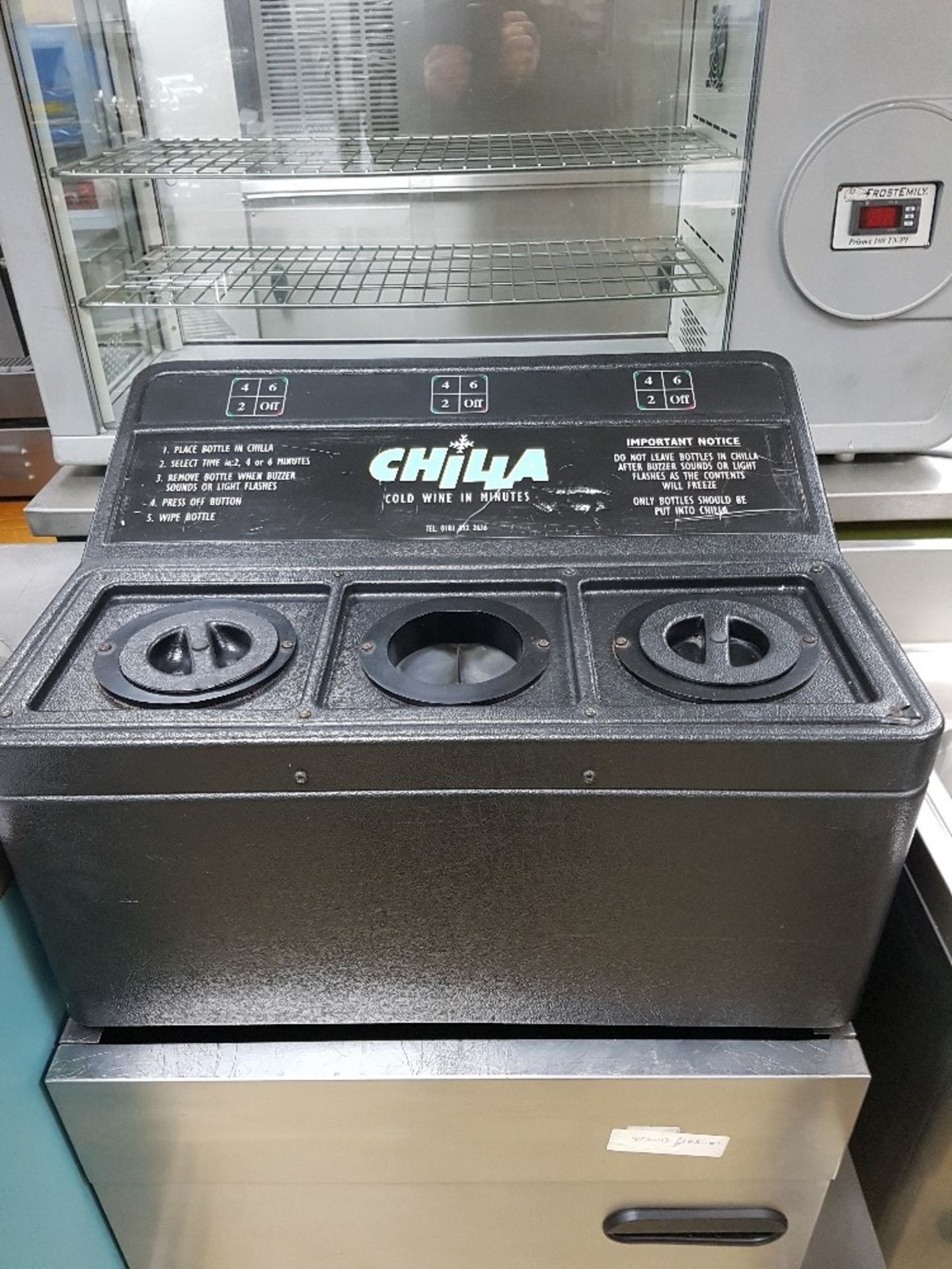 Chilla Refrigerated Wine Bottle Cooler