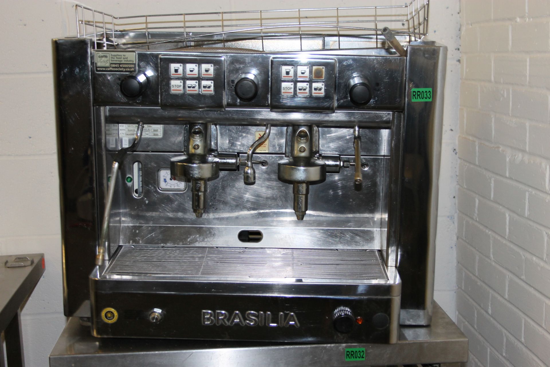 Brasilia Two Group Espresso Coffee Machine -as found NO VAT