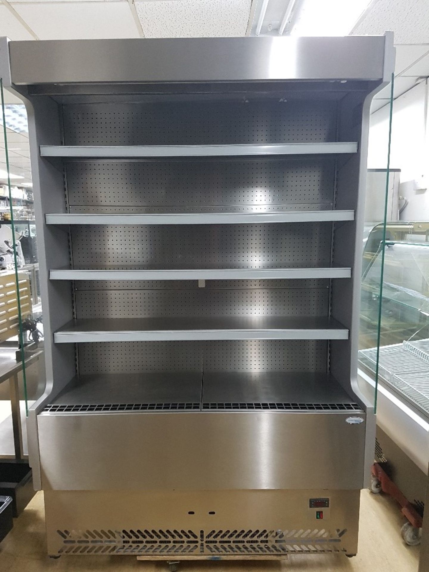 2C/+8C Refrigerated Dairy Cabinet Immaculate condition with lights inside + night blind – Fully