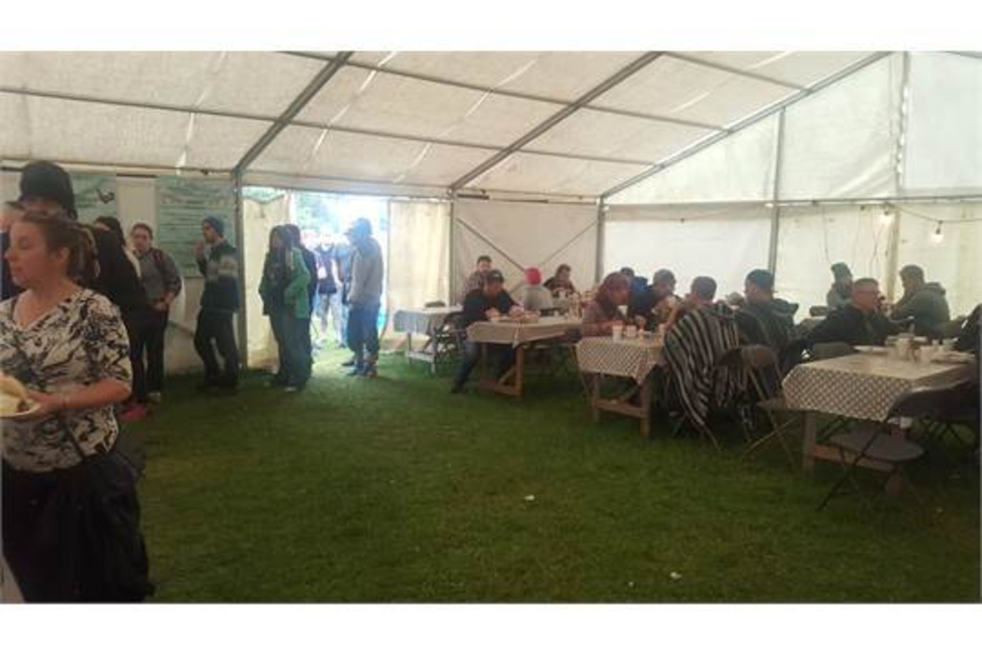 Roder Style “ Events Marquee – 9m x 18m Clearspan Used but complete & in good condition – NO VAT - Image 3 of 4