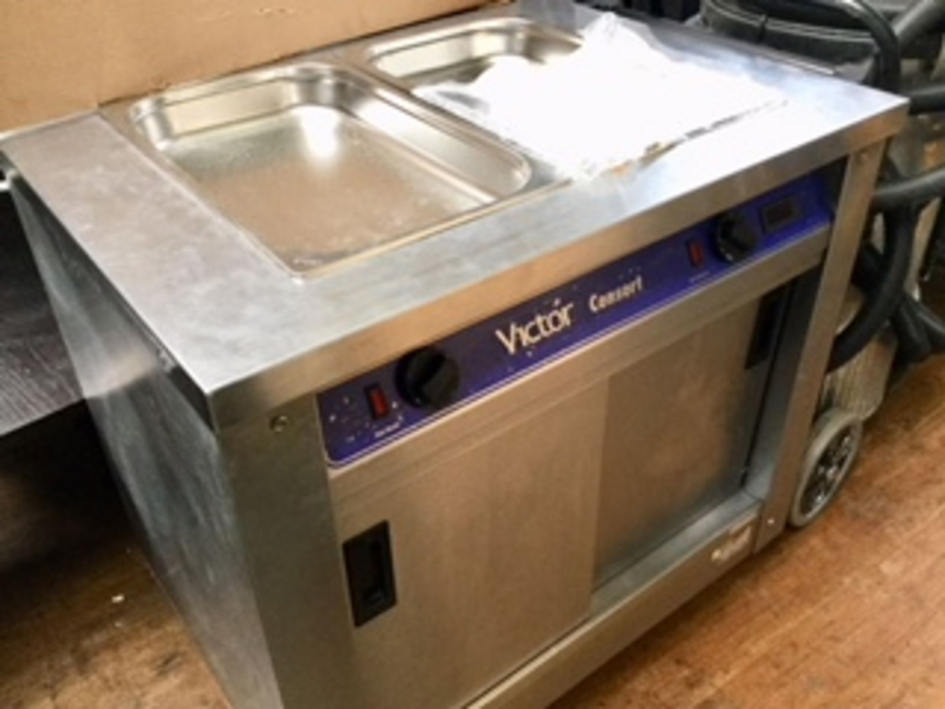 Victor Two Tray Bain Marie & Hot Cupboard – NO VAT