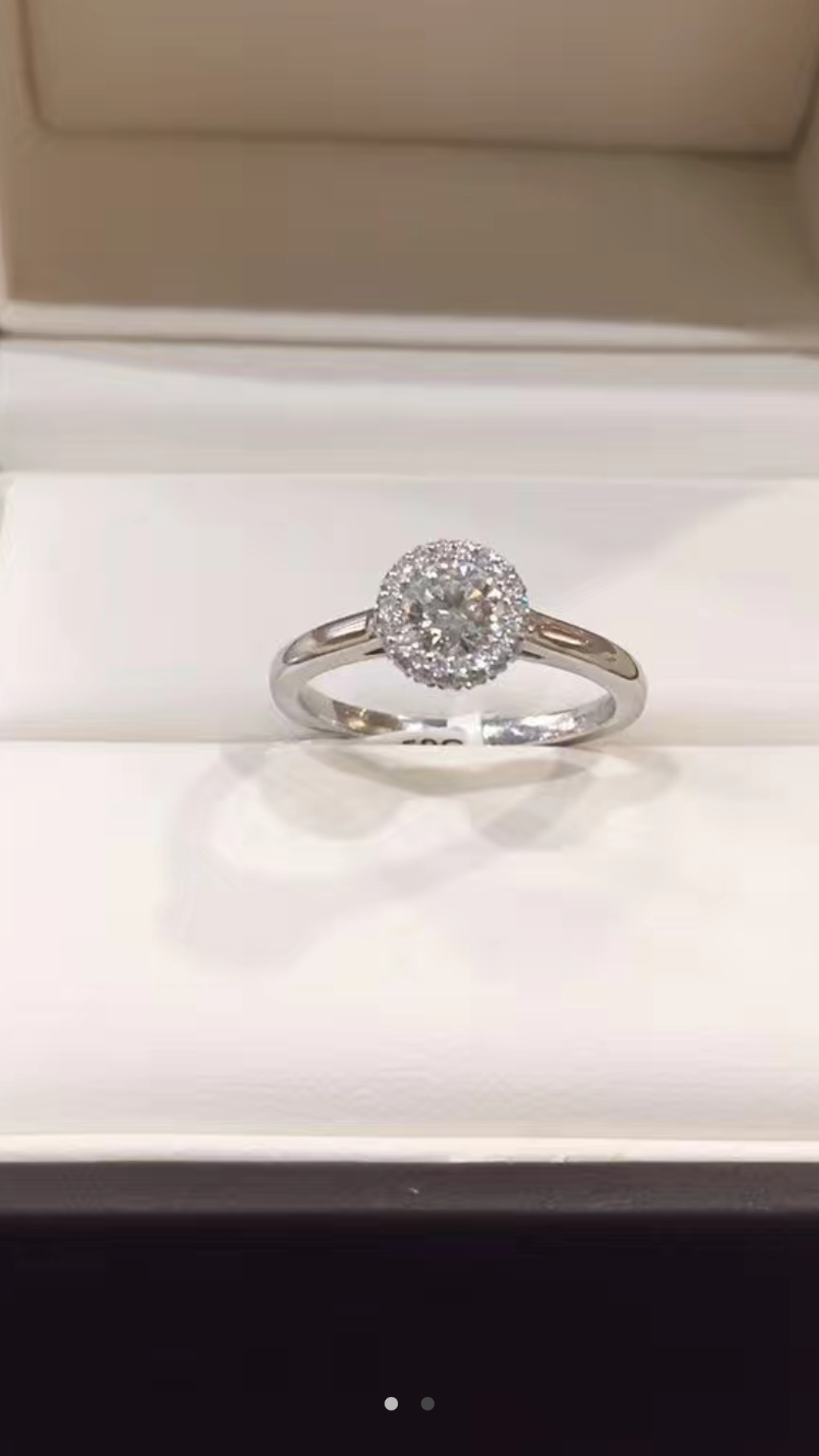Ladies Diamond Ring - 0.5ct  (F/S/1) with Certificate RRP £3,750 New , Boxed & Certified  –