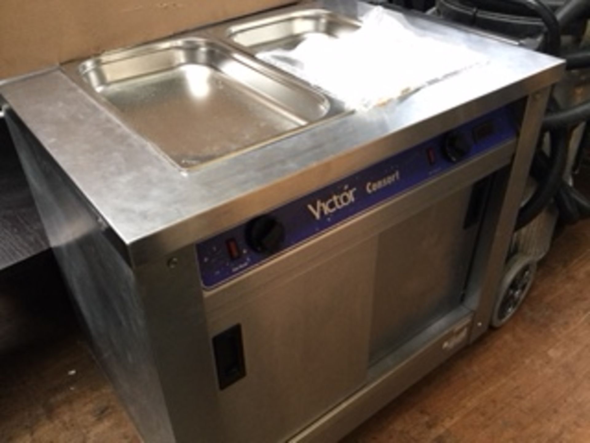 Victor Two Tray Bain Marie & Hot Cupboard – NO VAT