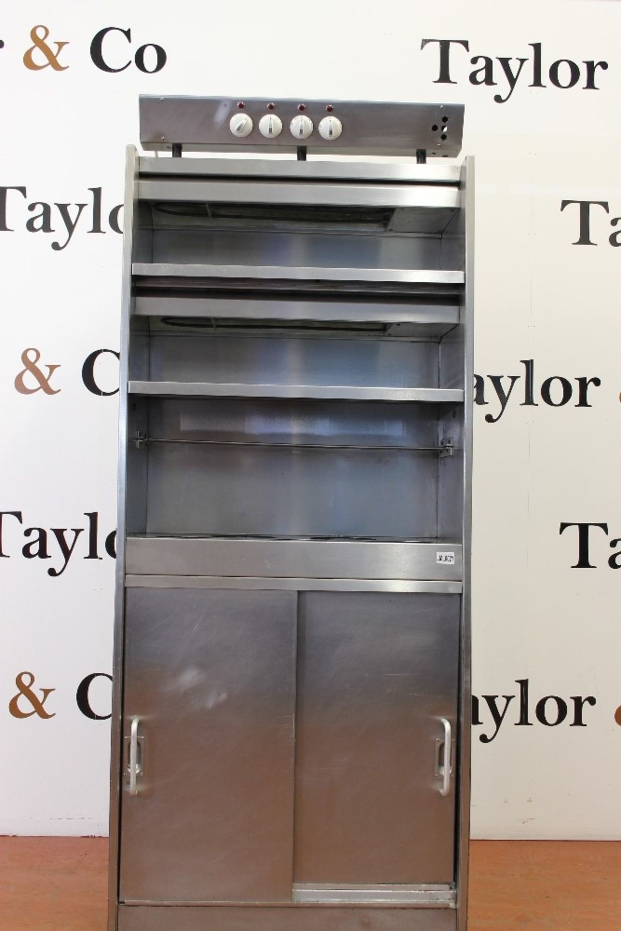Upright Heated Electric Two Section Gantry with Hot Cupboard and Bain Marie - Image 2 of 4