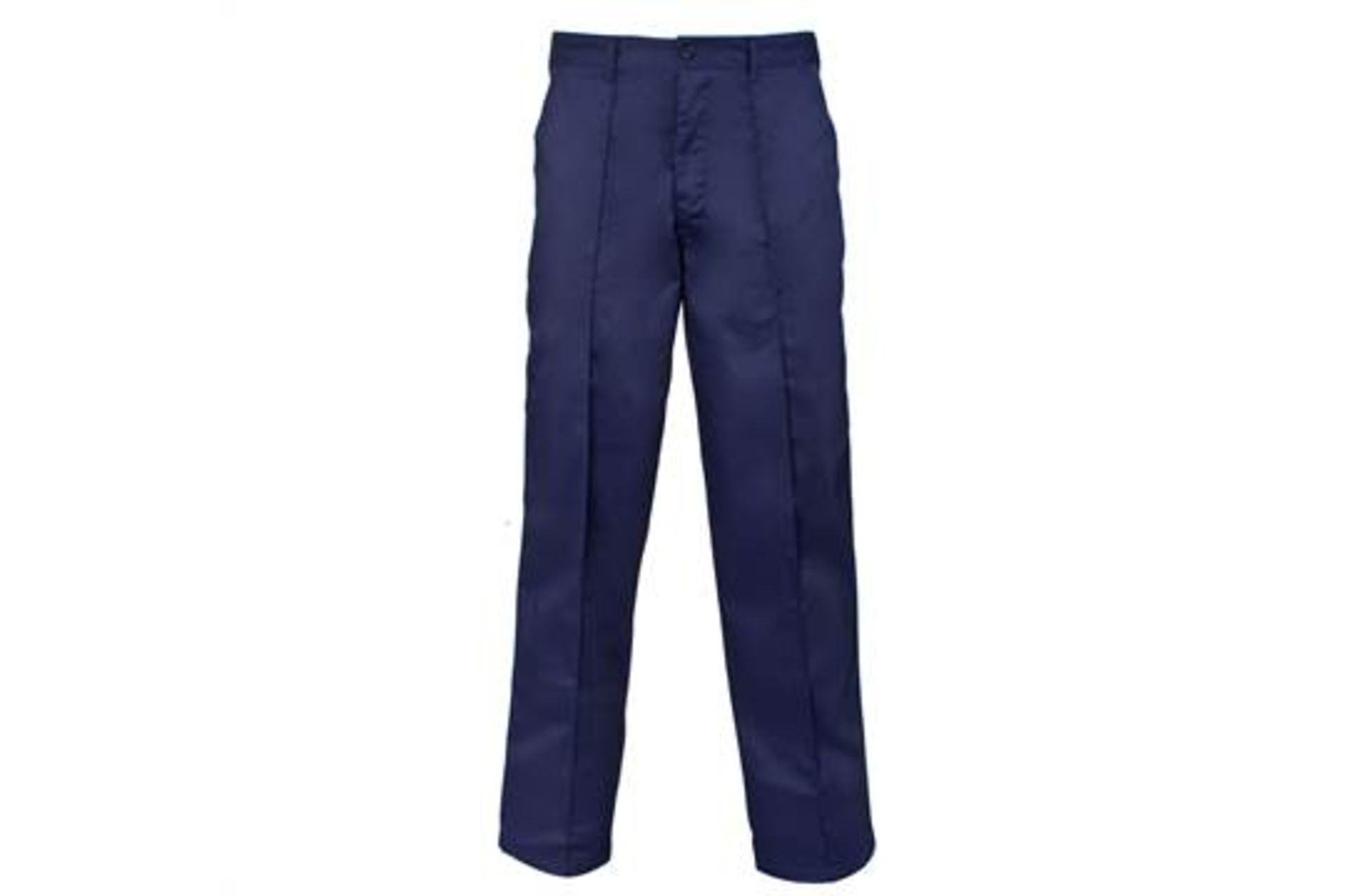 Job Lot of Discontinued Workwear 56 Pairs Brand New Long Navy Trousers 210 Grm Poly/Cotton 3 & - Image 2 of 2