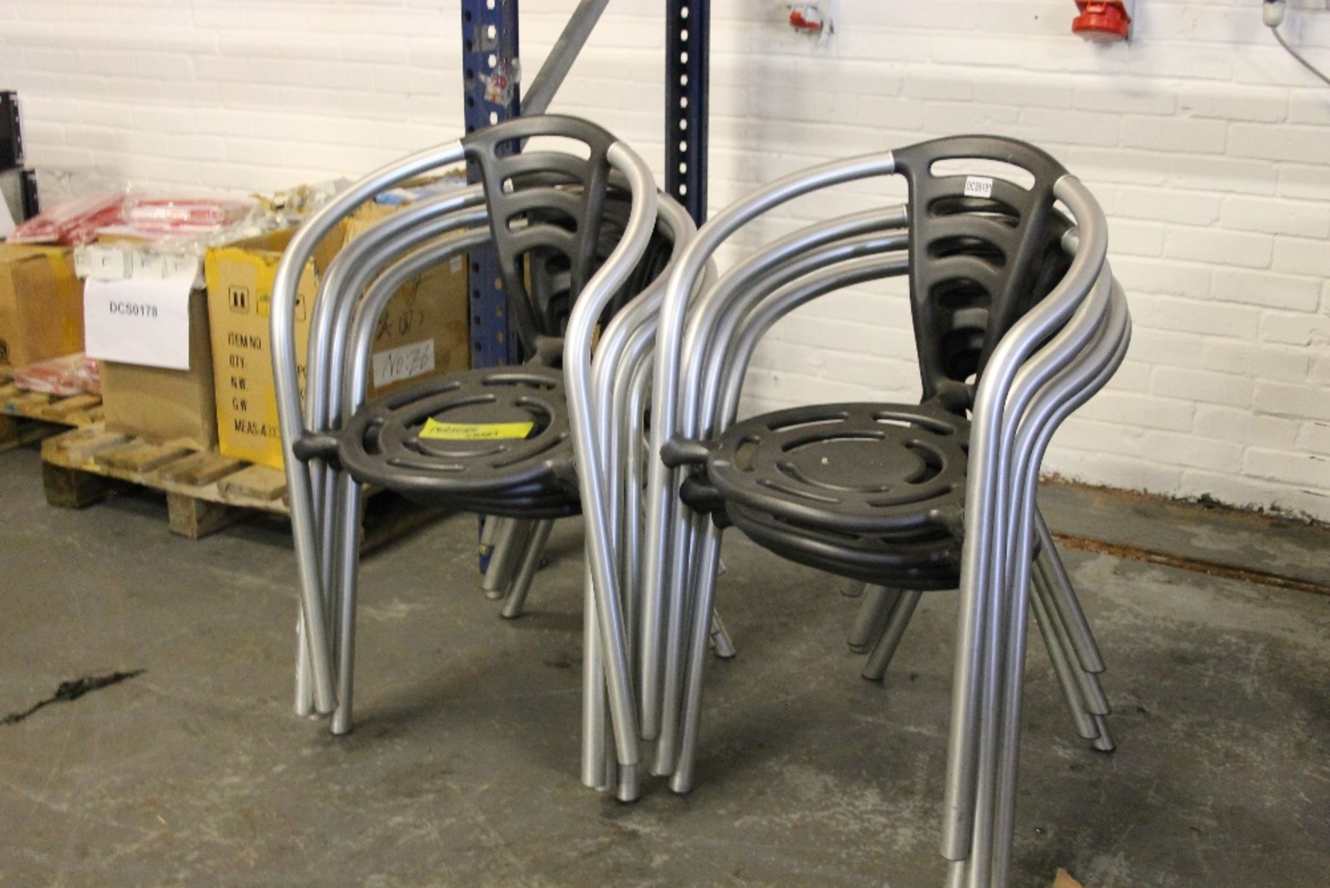 4 Chrome Porsche Designed Chairs – NO VAT Look great in any Car Sales Reception/ Office - Image 2 of 2