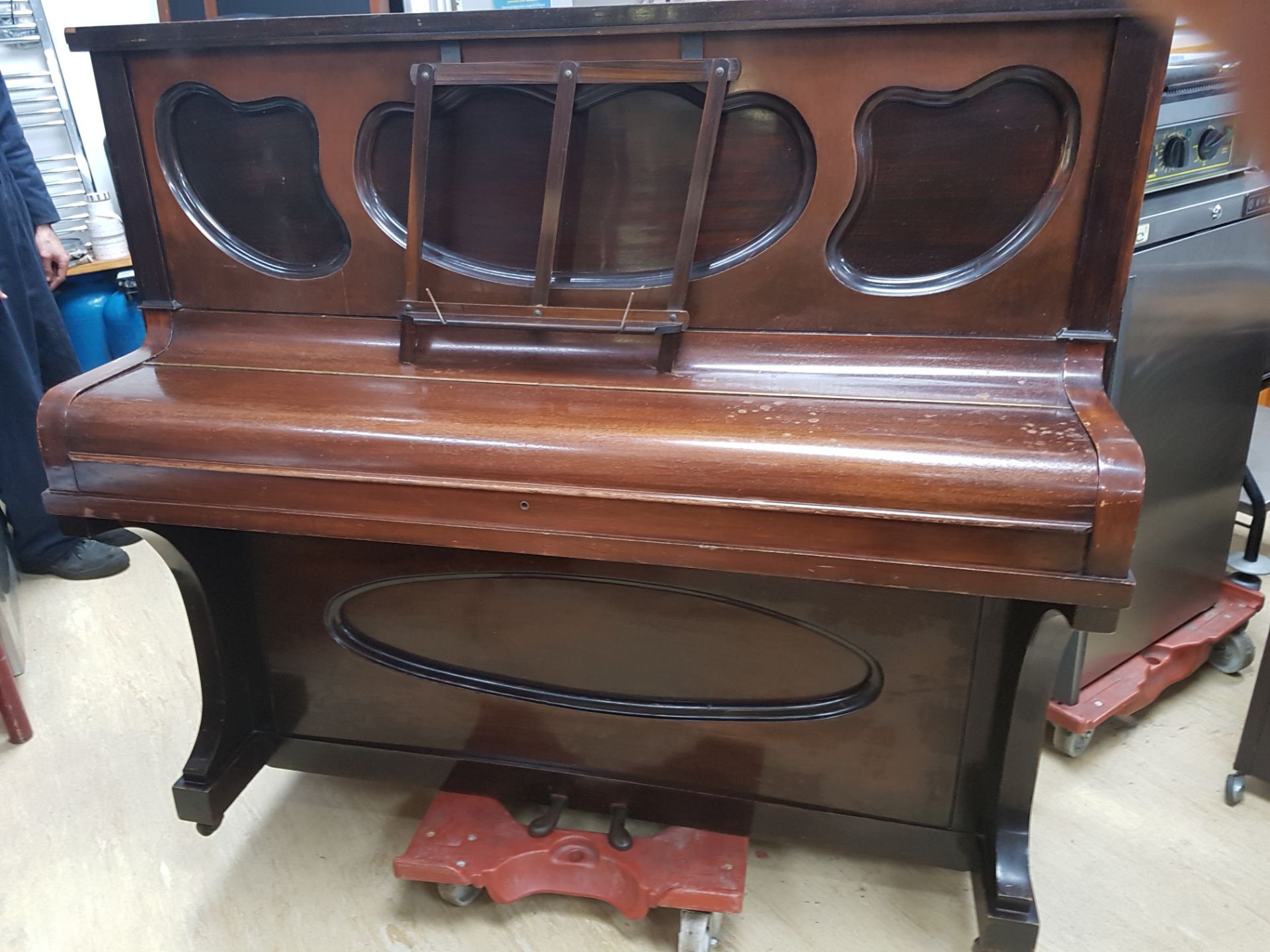 Old Piano made by M.J.Clough - Good Condition - NO VAT Buyer to collect from London - Image 2 of 2