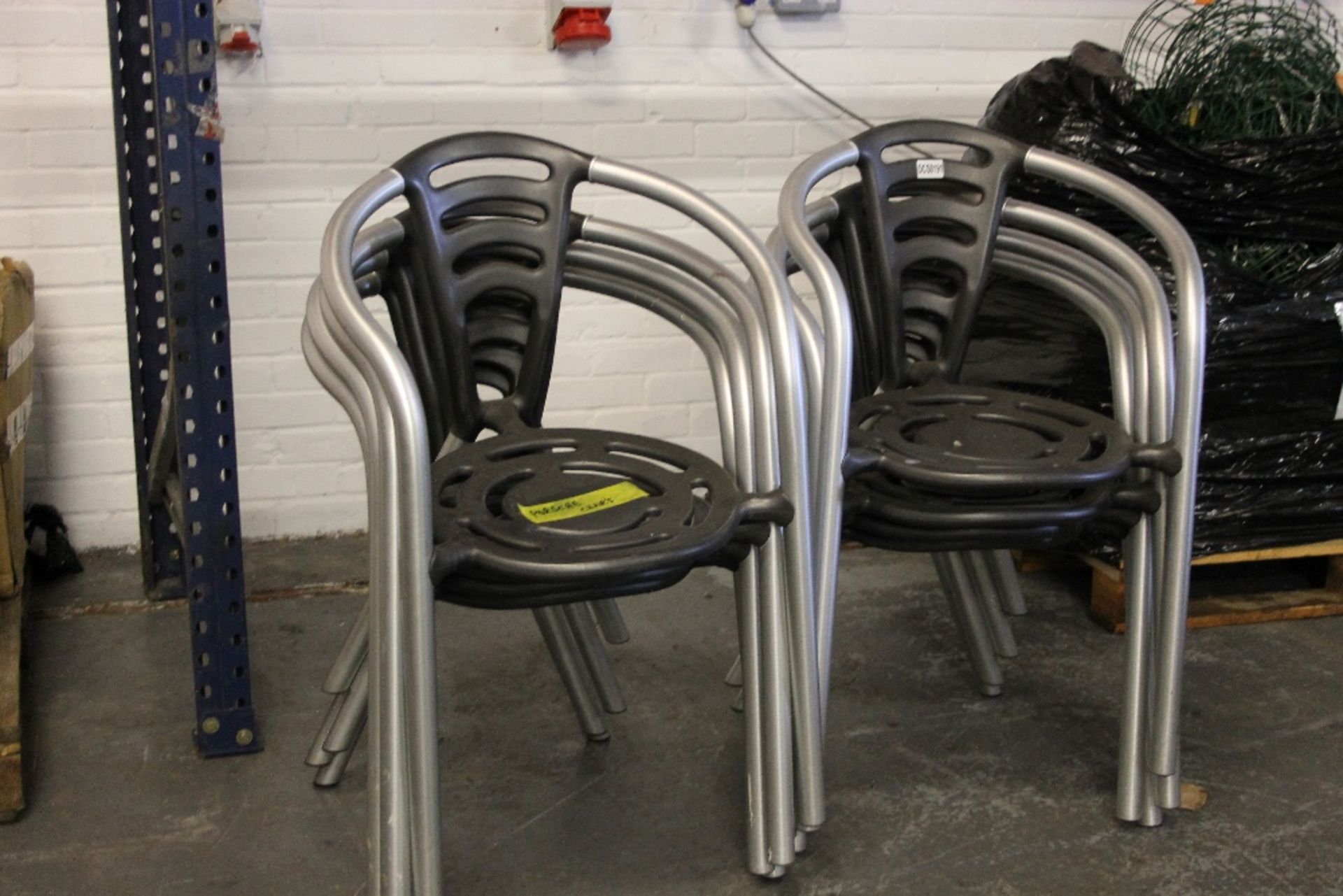 4 Chrome Porsche Designed Chairs – NO VAT Look great in any Car Sales Reception/ Office