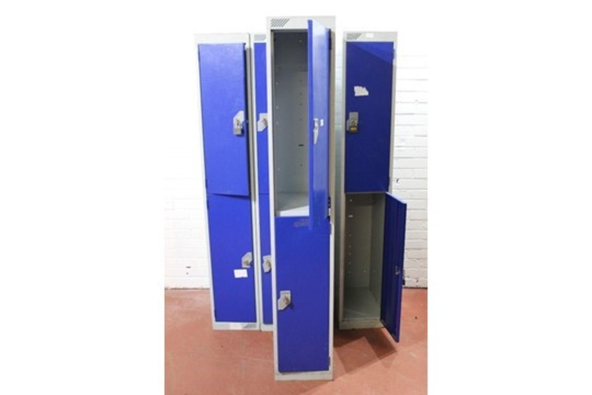 2 x 2 Lockers – Blue - Image 2 of 2