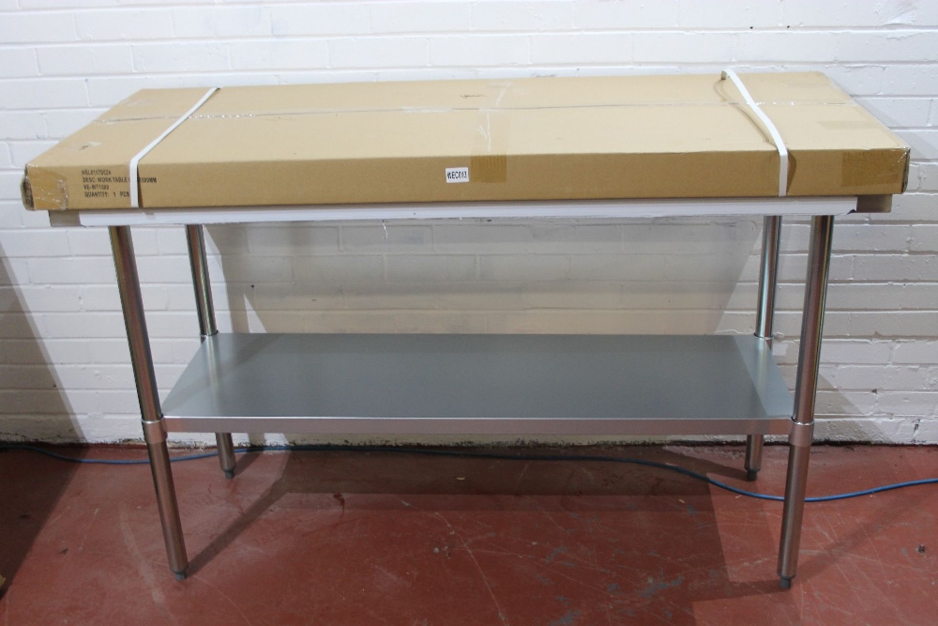 New Stainless Steel Table – Boxed – 1500 x 600 mm - Image 2 of 2