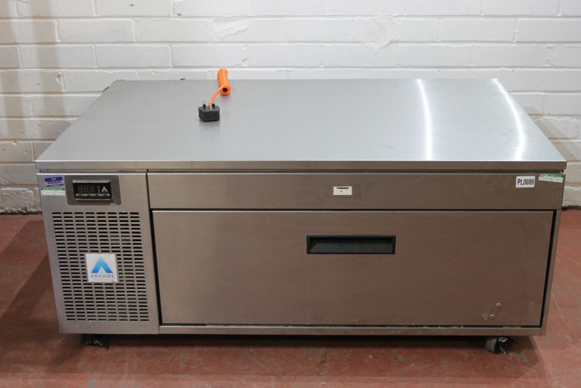 Adande Stainless Steel Freezer Drawer -S/N SP3788P W110cm x H48cm x D70cm - 1ph- Tested Working NO - Image 2 of 2