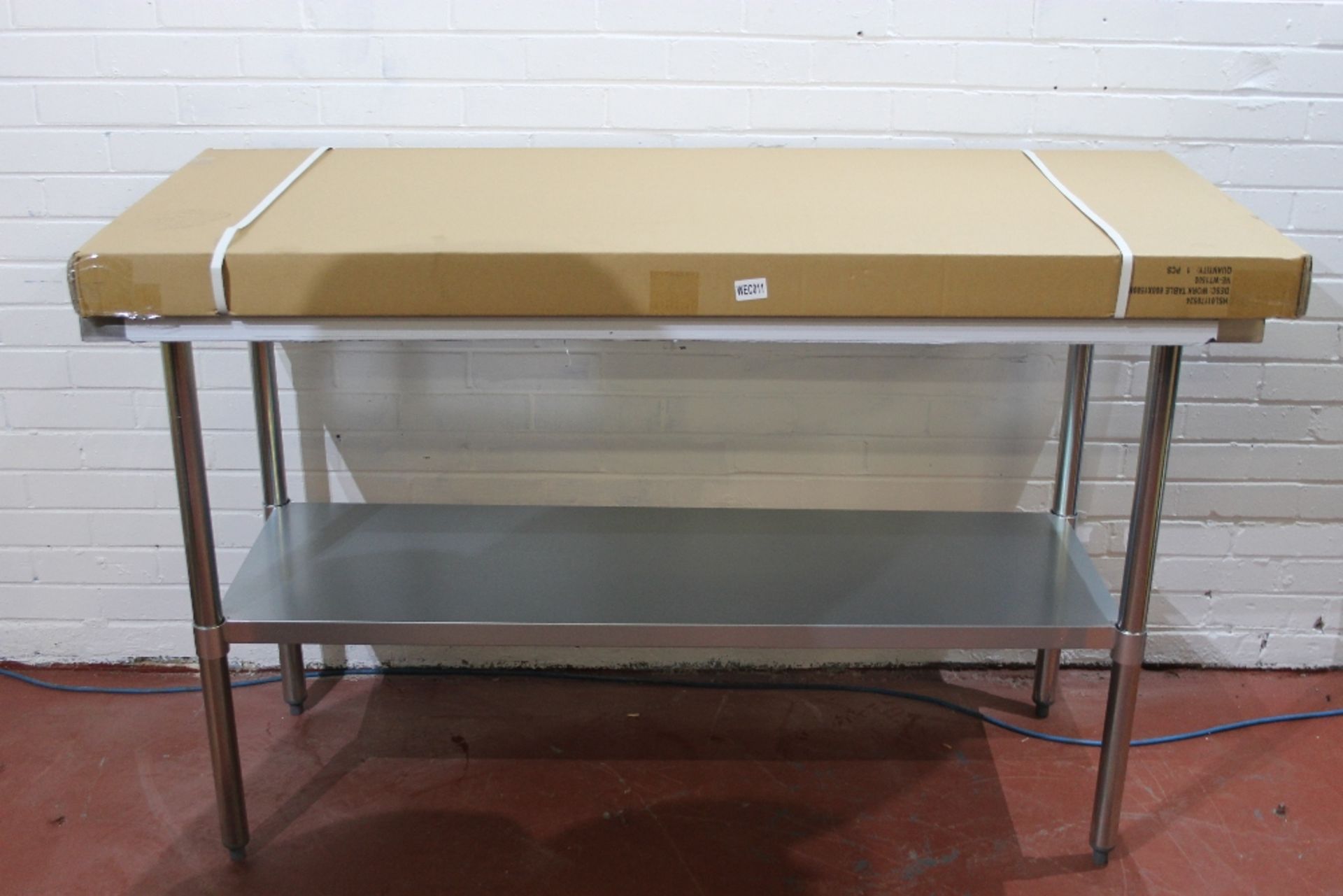 New Stainless Steel Table – Boxed – 1500 x 600 mm - Image 2 of 2