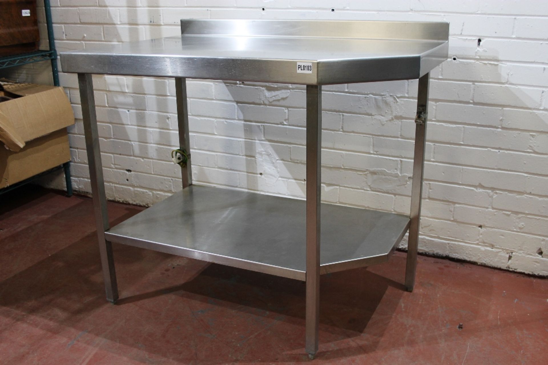 Stainless Steel Table – W100cm x H91cm x D65cm   NO VAT