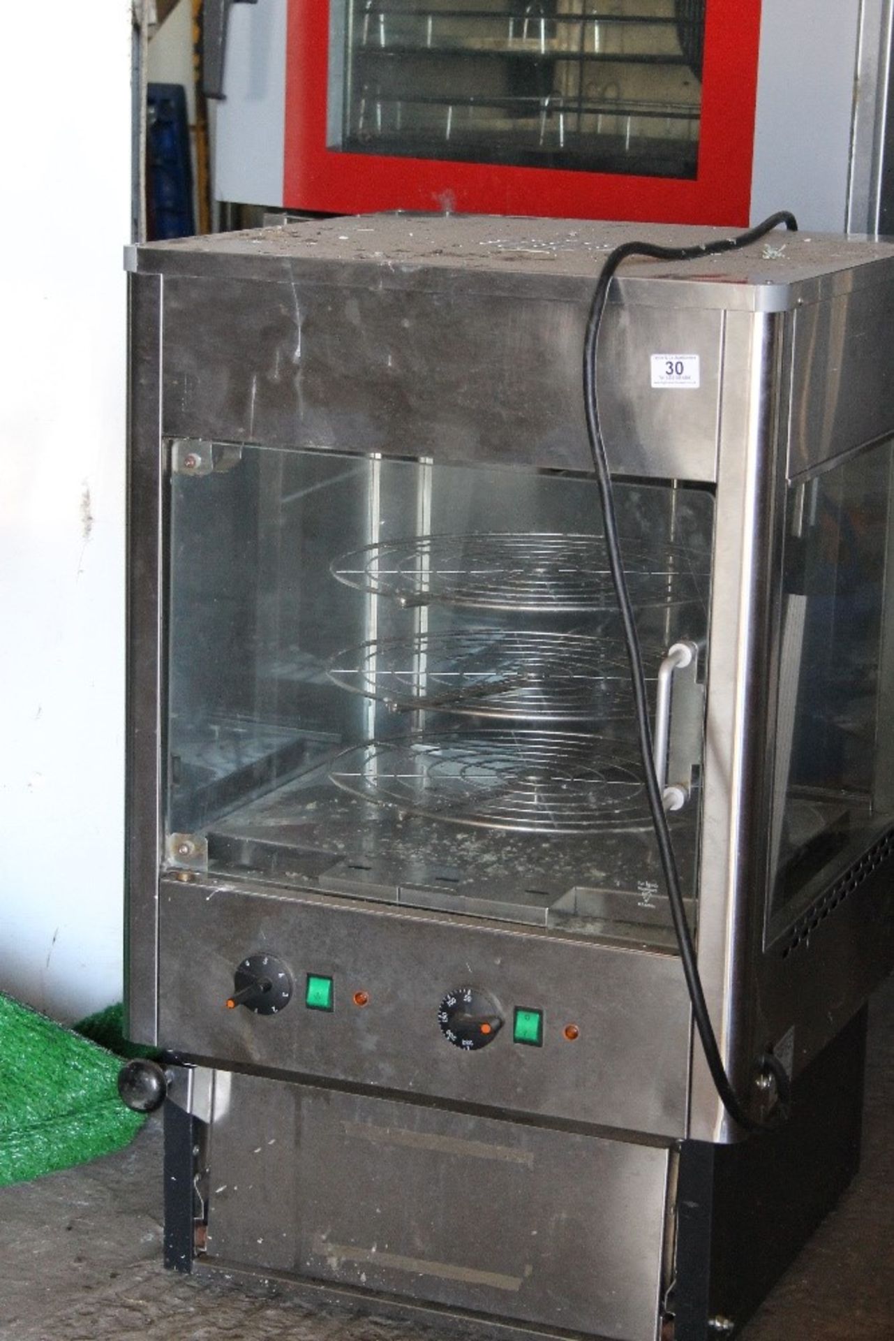 Pizza Deck Pizza Oven with Rotating Pizza Display -1ph Tested Working Lift out charge £10 Buyer to