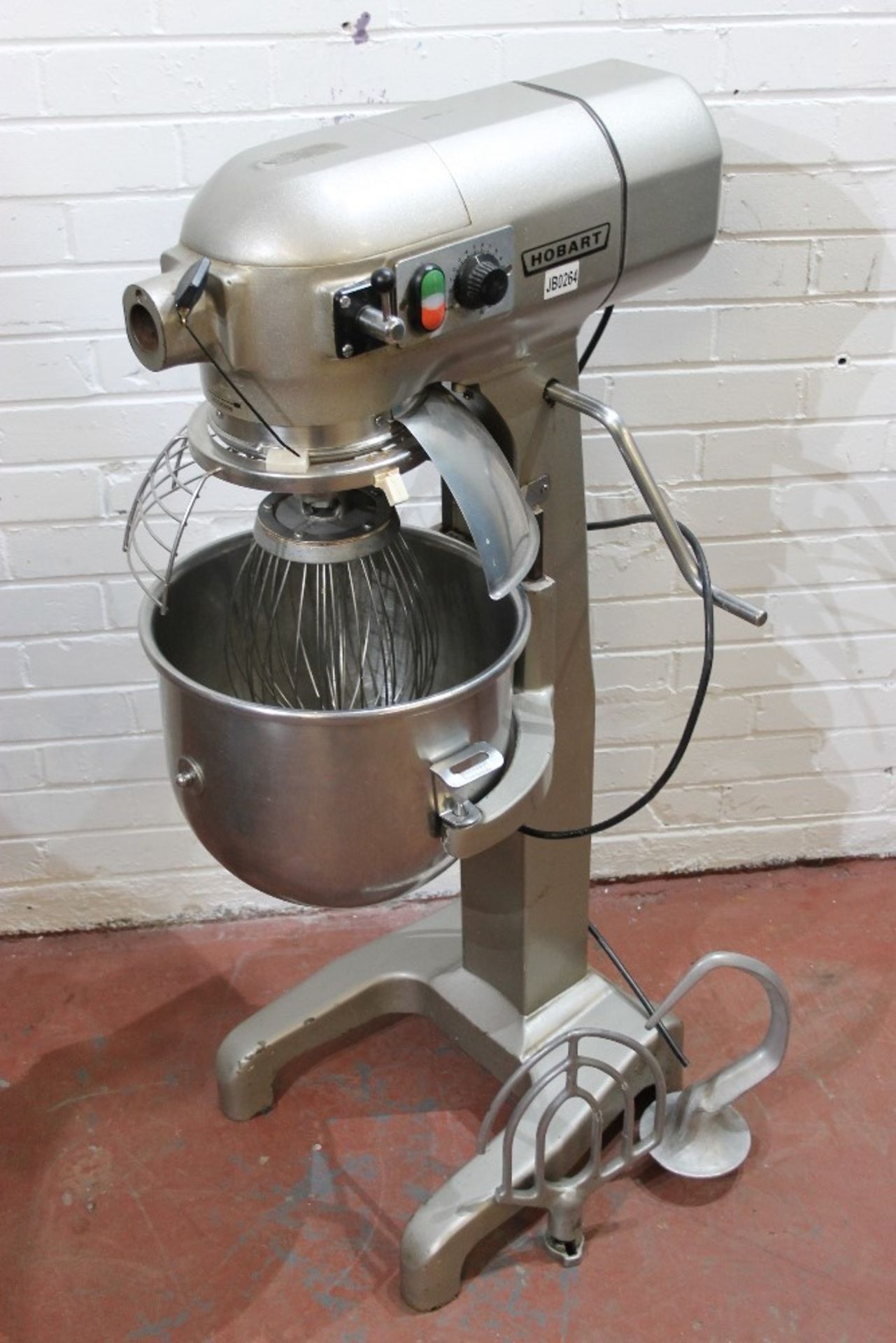 2012 Hobart 20 Qrt Floor Standing Planetary Mixer Model A200N S/N97-0178-319 – Beater , Dough Hook + - Image 2 of 3