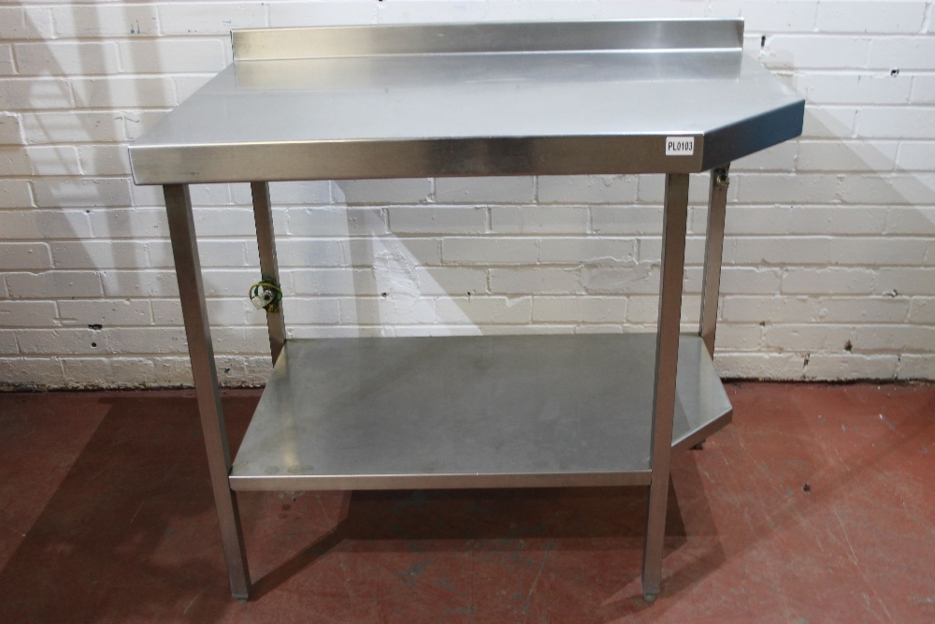 Stainless Steel Table – W100cm x H91cm x D65cm   NO VAT - Image 2 of 2