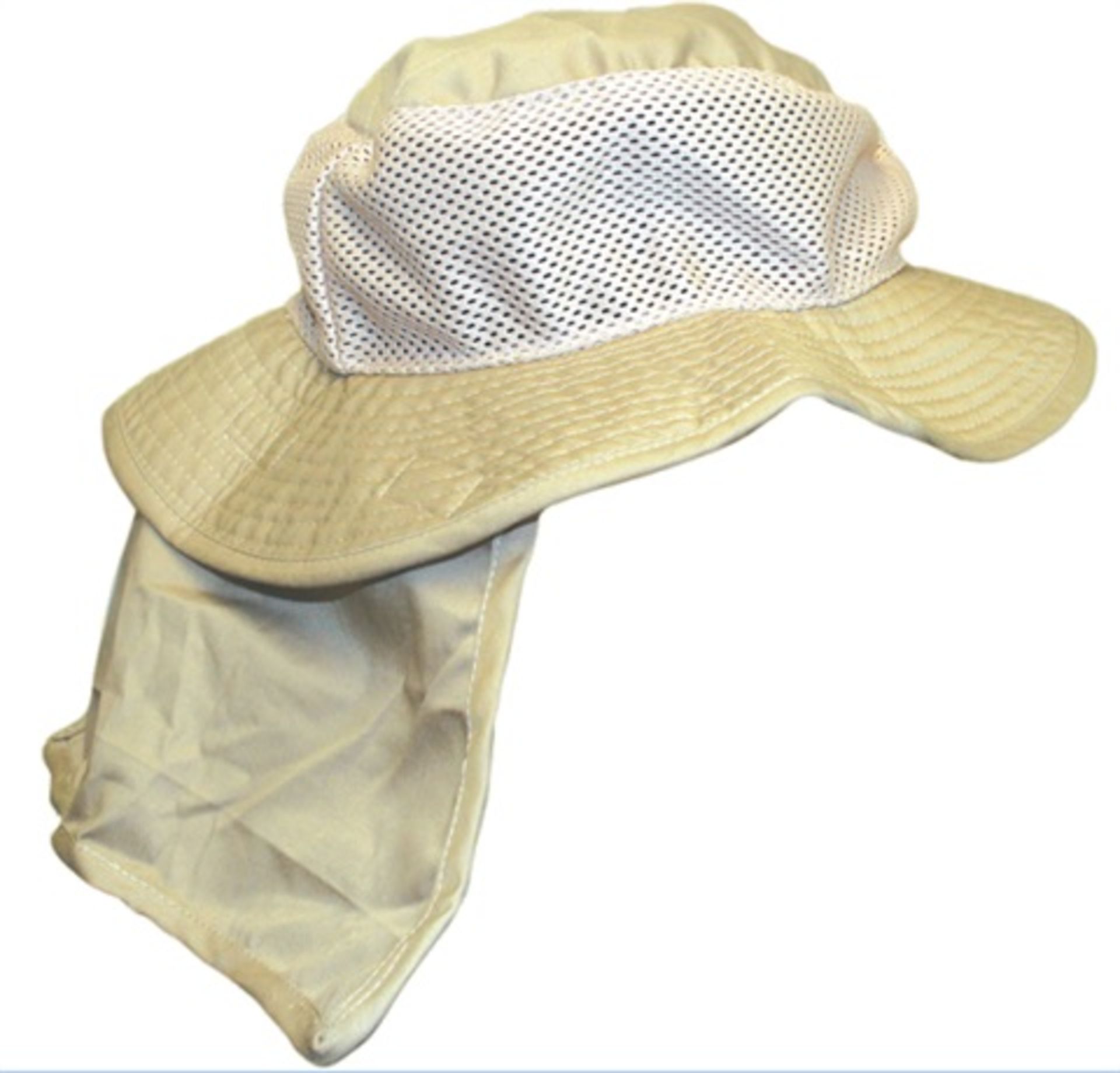 50 x Hot Weather Hat Large ( Sand) BCB Hot Weather Hat with cooling chamber and removable neck guard